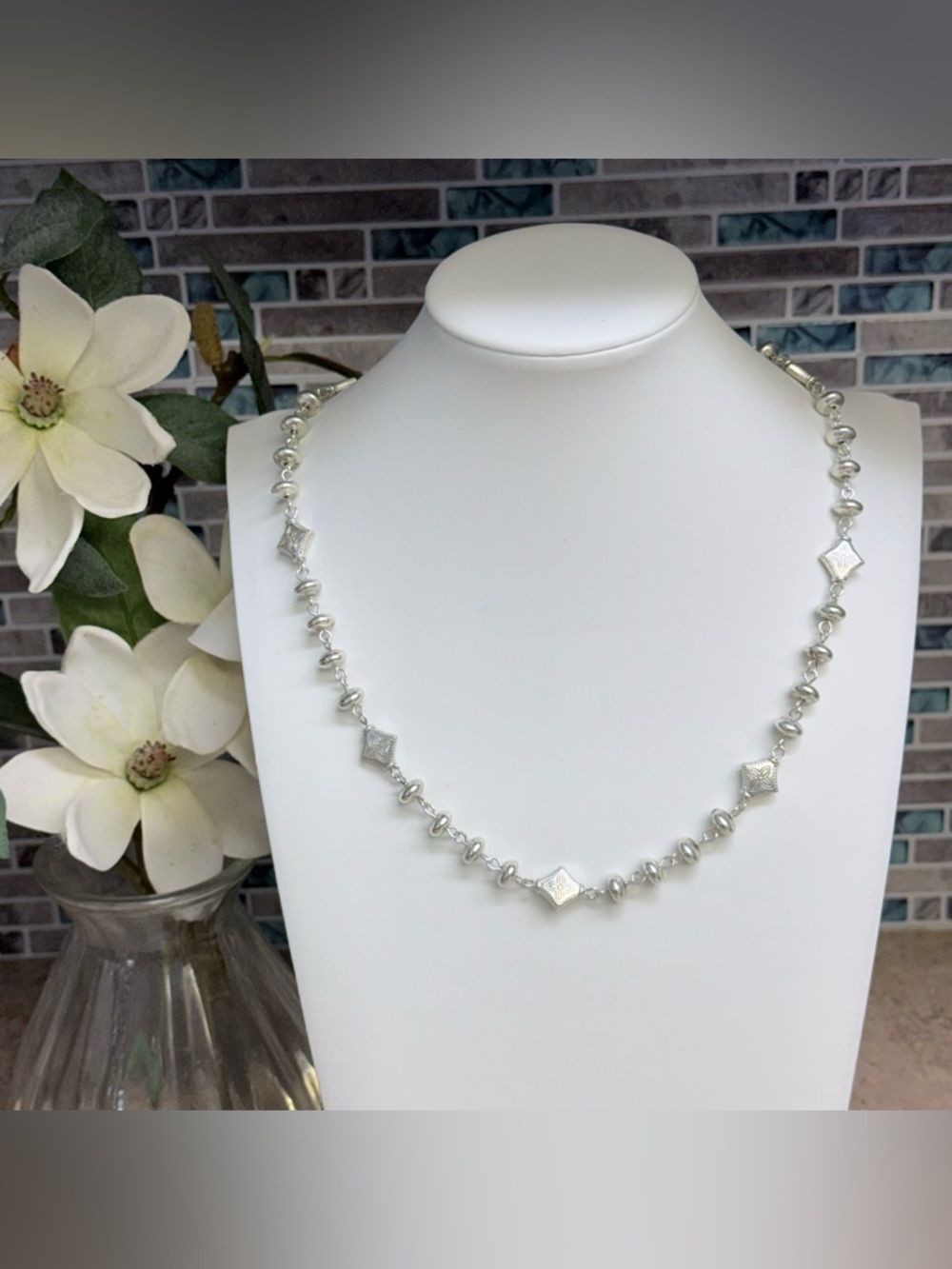 Ralph Lauren Chaps silver necklace